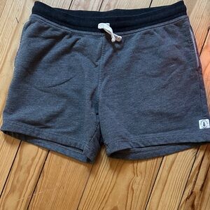 Chubbies Dark Gray Athletic Shorts with Black Waistband